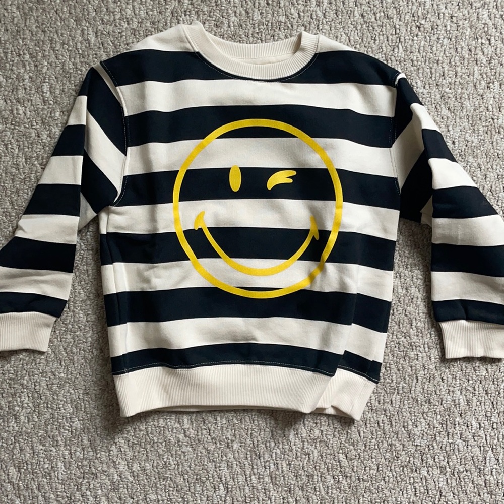 Boys smiley sweatshirt
